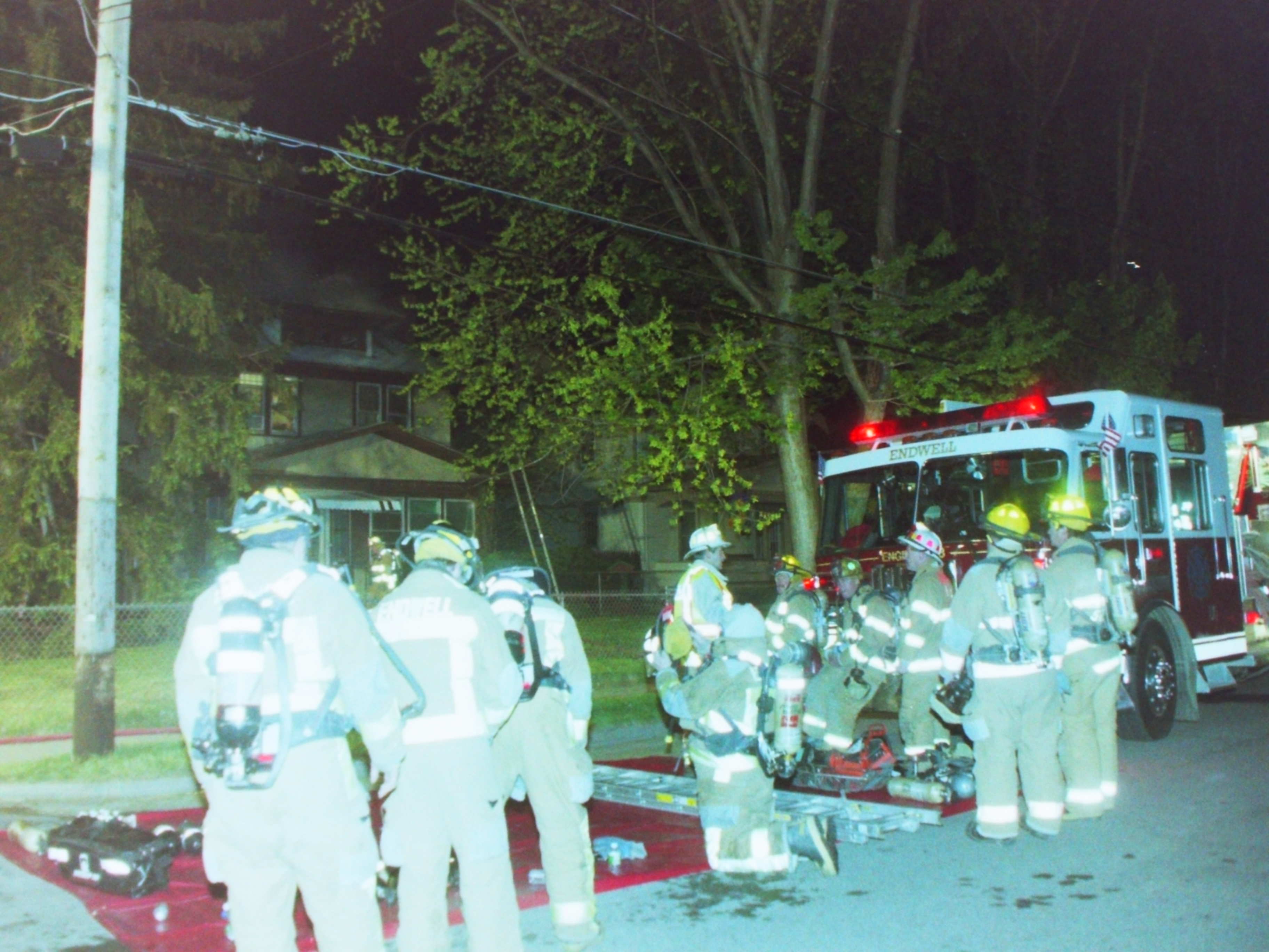 05-05-05  Response - House Fire Shady Drive